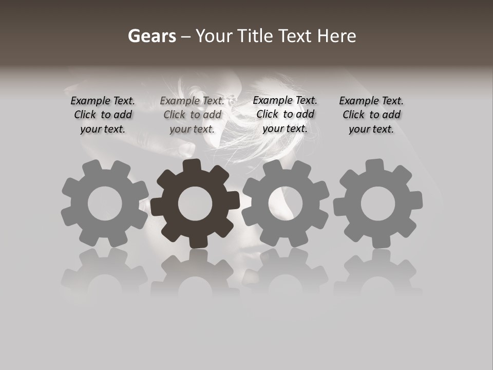 Sensuality Glamor Posing PowerPoint Template