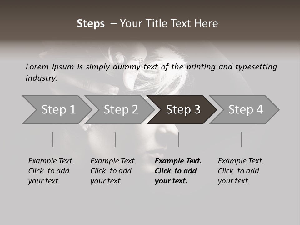 Sensuality Glamor Posing PowerPoint Template