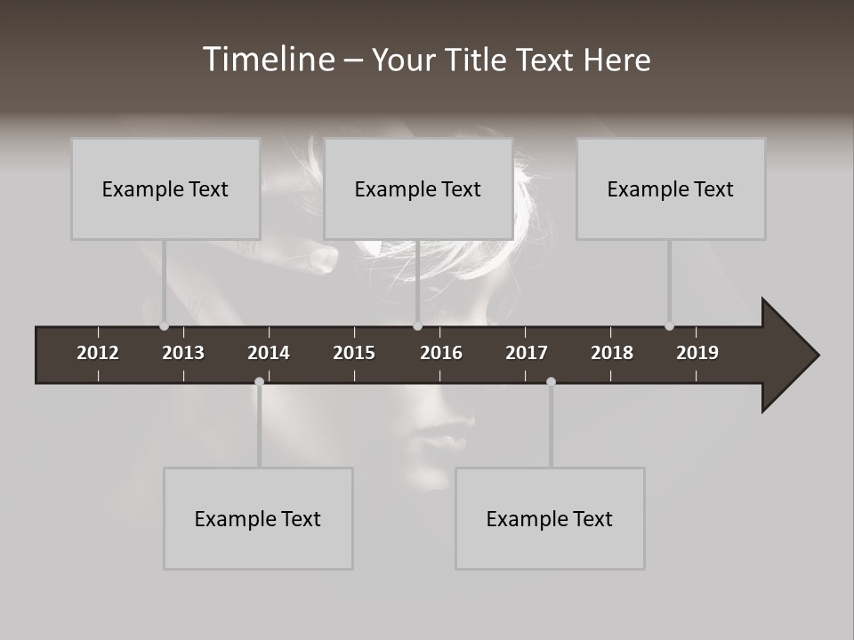 Sensuality Glamor Posing PowerPoint Template