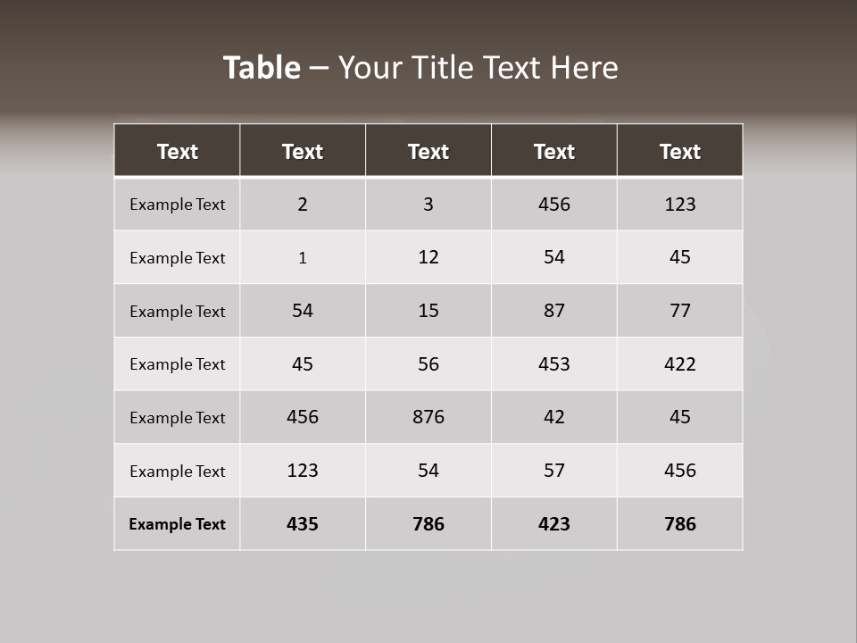 Sensuality Glamor Posing PowerPoint Template