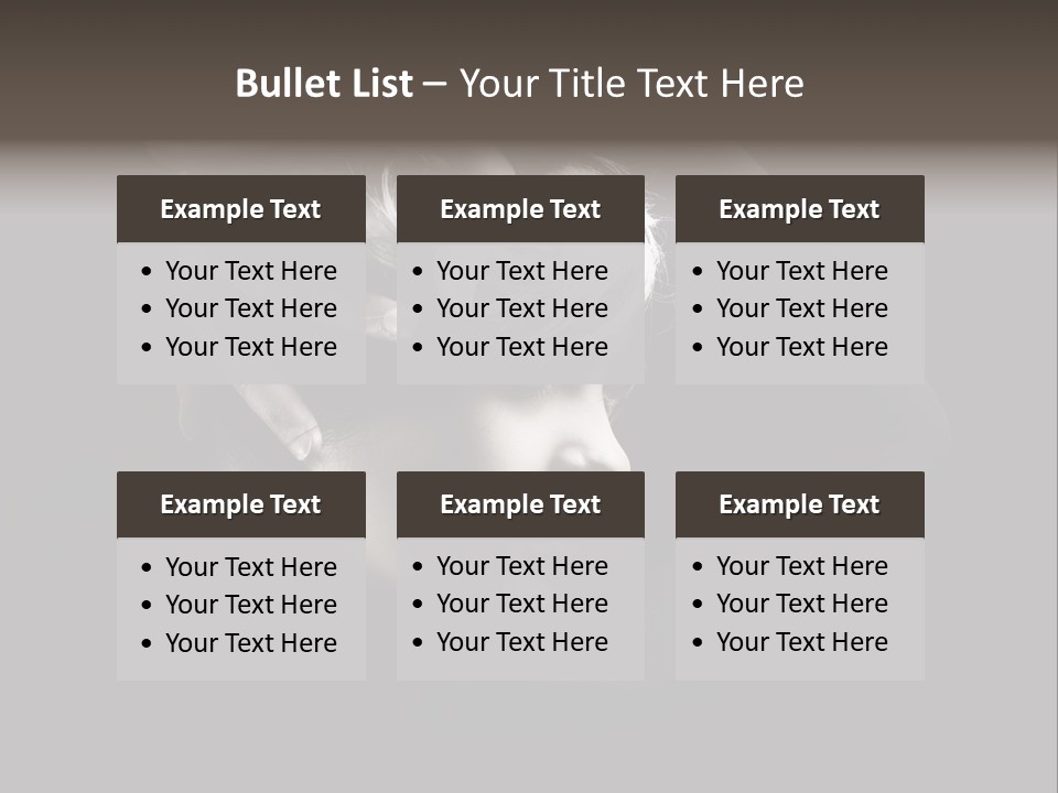 Sensuality Glamor Posing PowerPoint Template