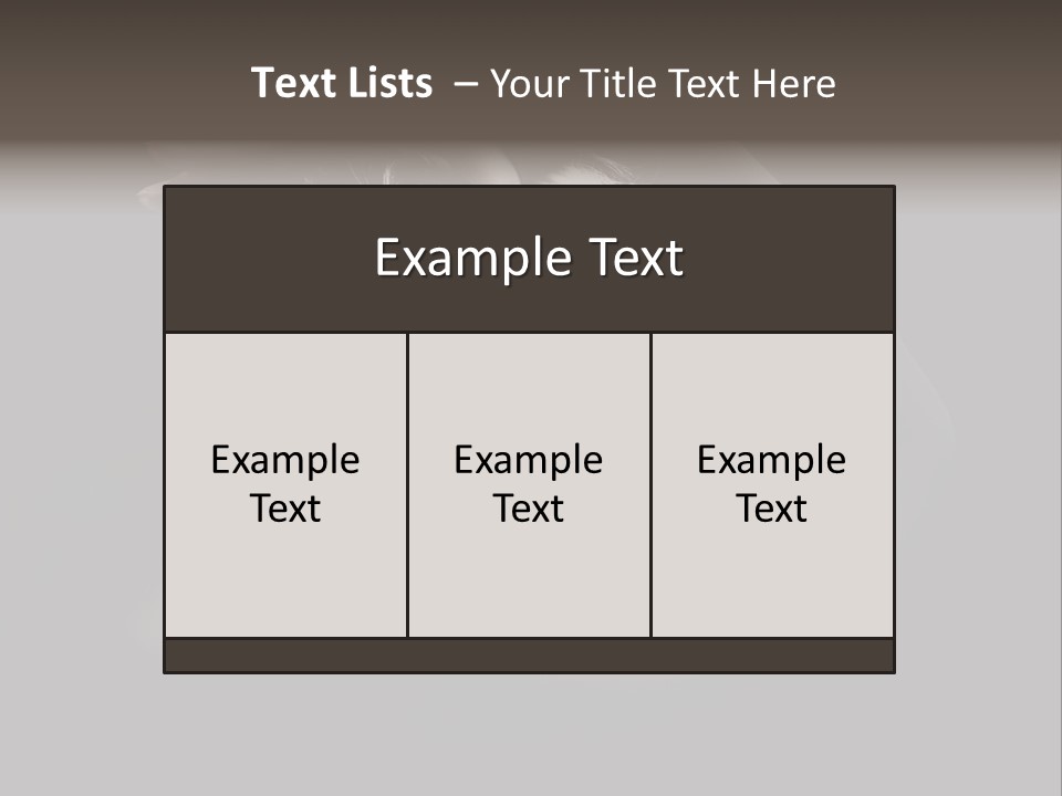 Sensuality Glamor Posing PowerPoint Template