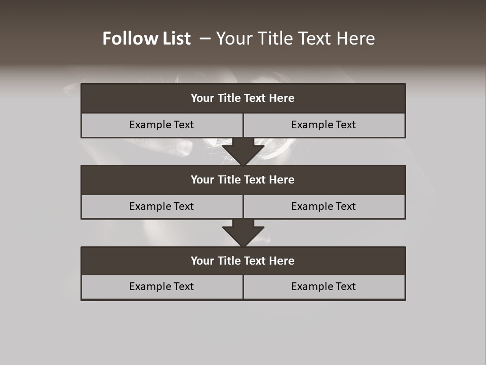 Sensuality Glamor Posing PowerPoint Template