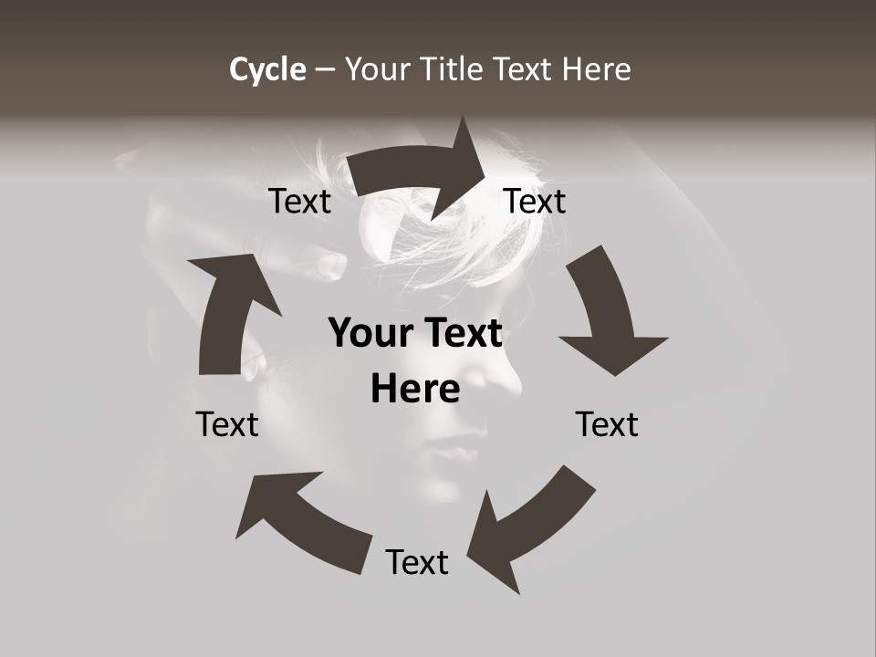 Sensuality Glamor Posing PowerPoint Template