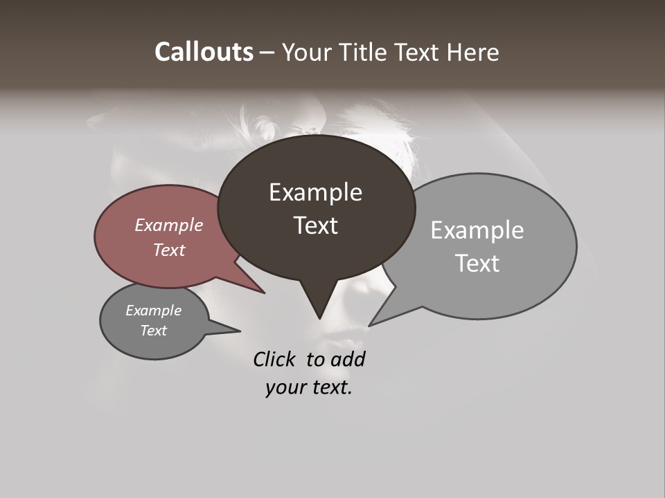 Sensuality Glamor Posing PowerPoint Template