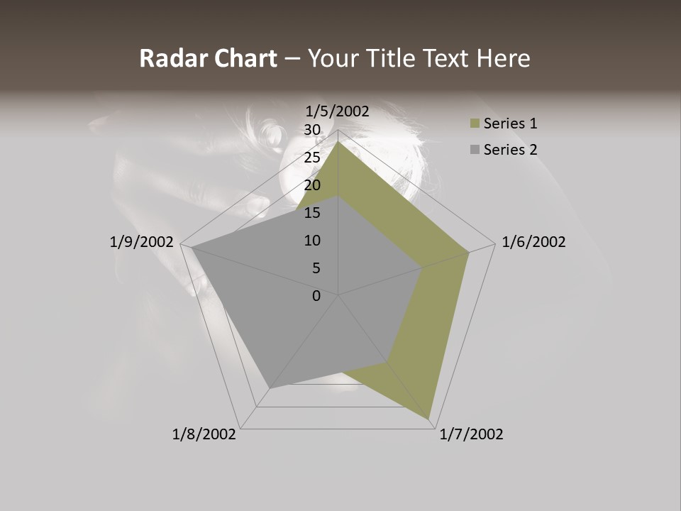 Sensuality Glamor Posing PowerPoint Template