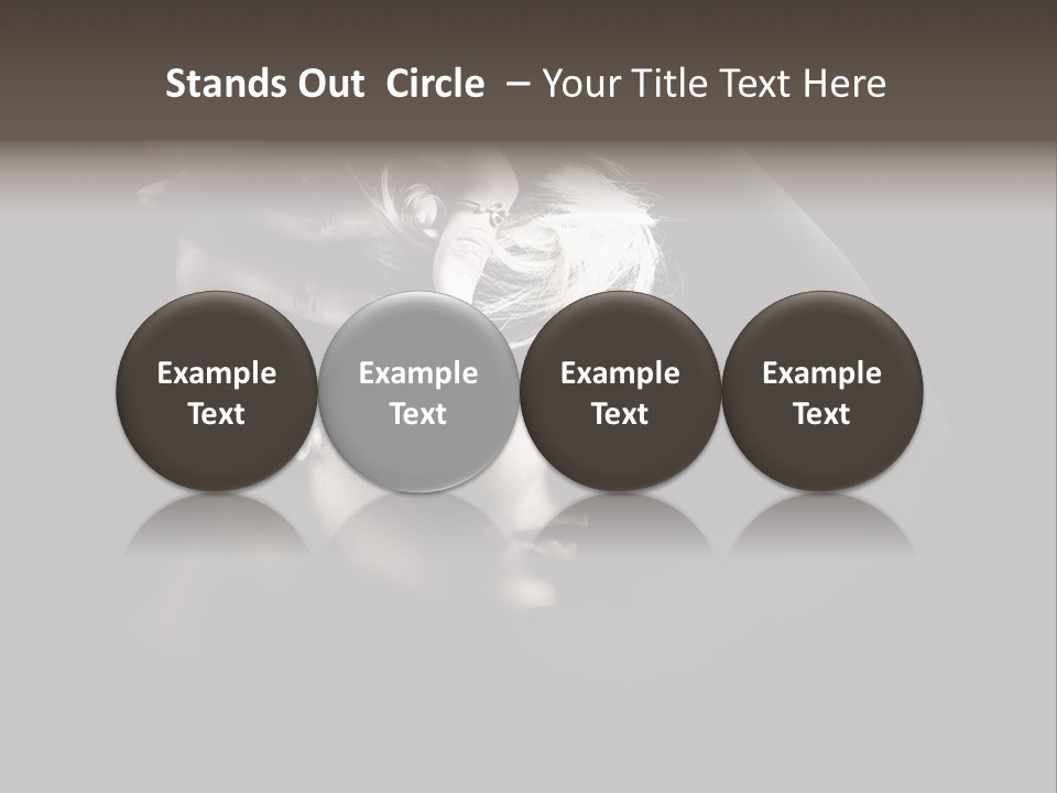 Sensuality Glamor Posing PowerPoint Template