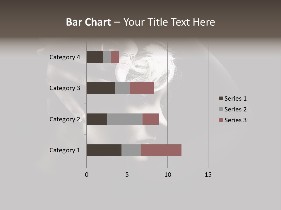 Sensuality Glamor Posing PowerPoint Template