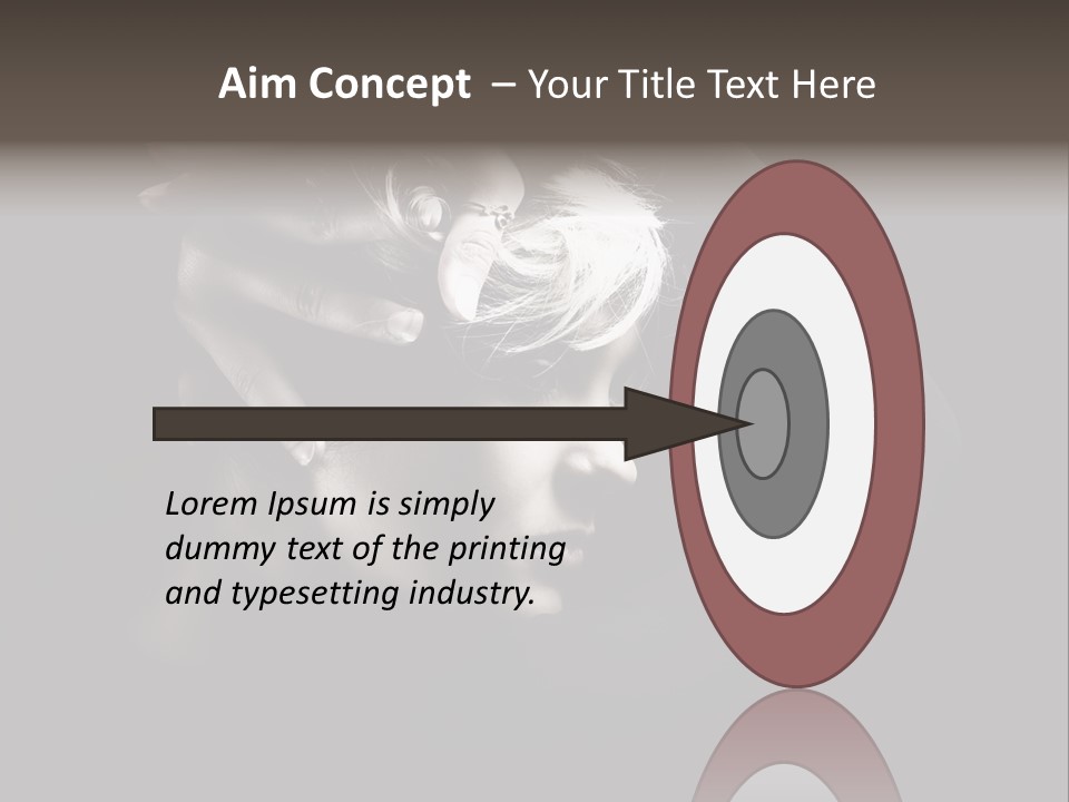 Sensuality Glamor Posing PowerPoint Template