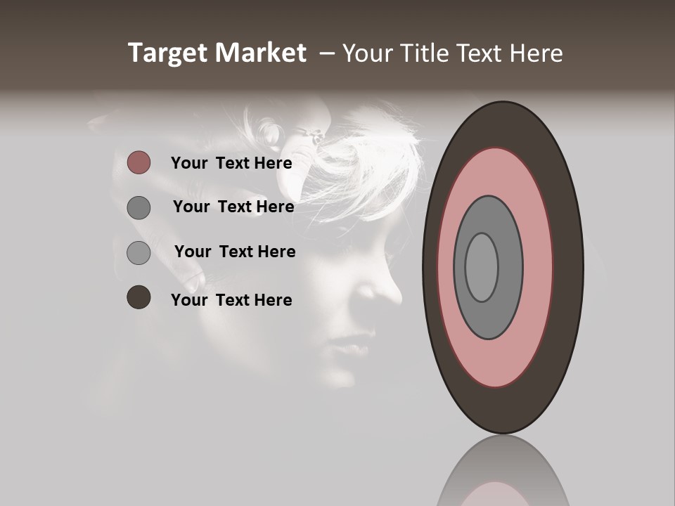 Sensuality Glamor Posing PowerPoint Template