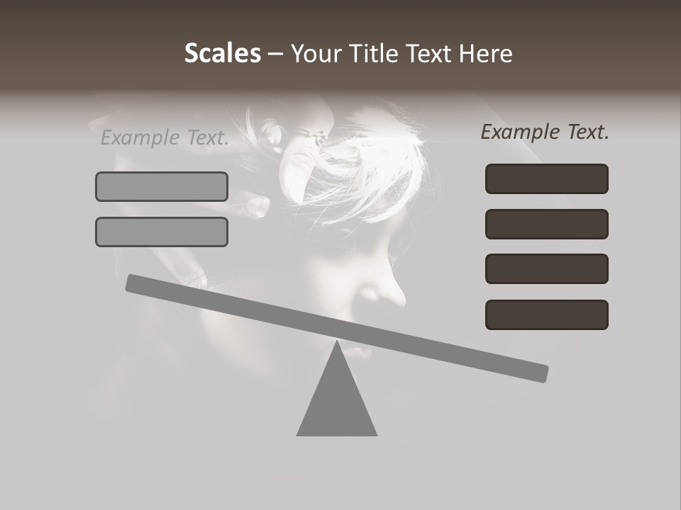 Sensuality Glamor Posing PowerPoint Template