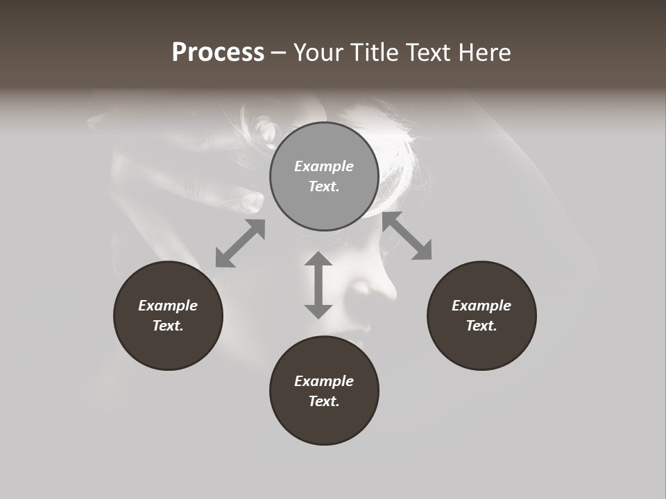 Sensuality Glamor Posing PowerPoint Template