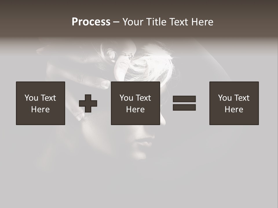 Sensuality Glamor Posing PowerPoint Template