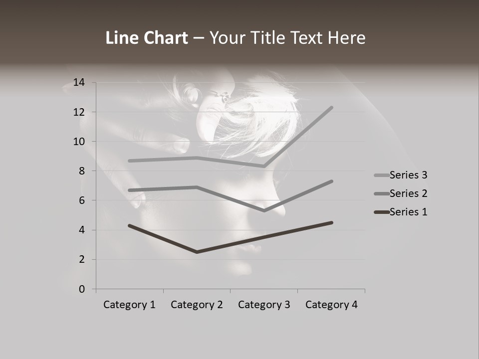 Sensuality Glamor Posing PowerPoint Template