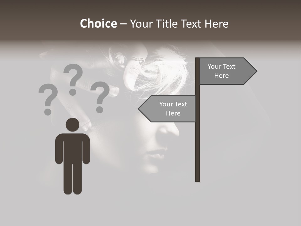 Sensuality Glamor Posing PowerPoint Template