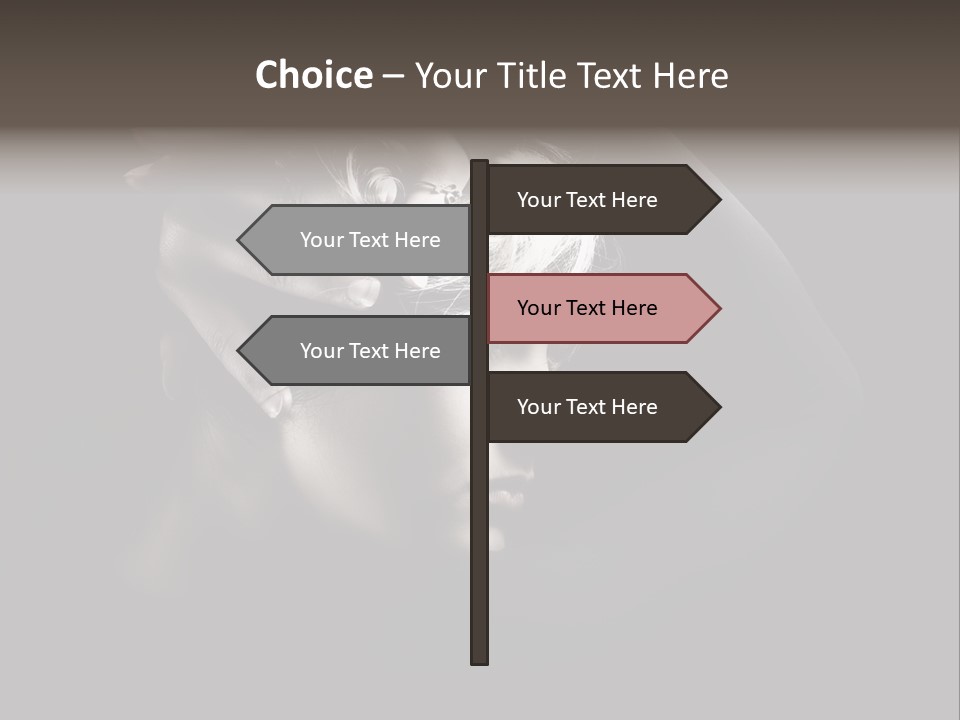 Sensuality Glamor Posing PowerPoint Template