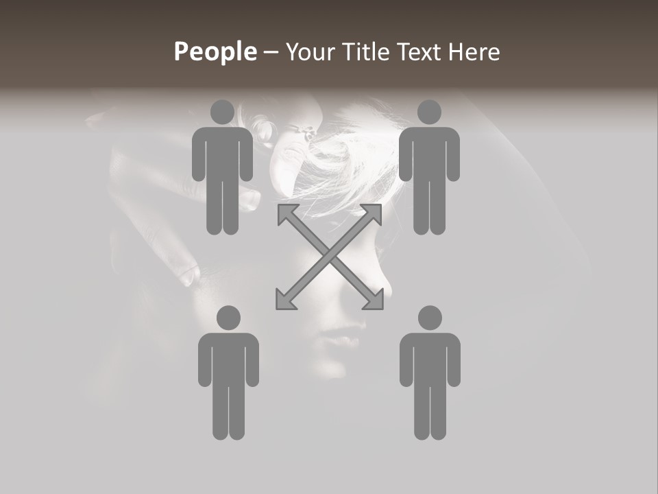 Sensuality Glamor Posing PowerPoint Template