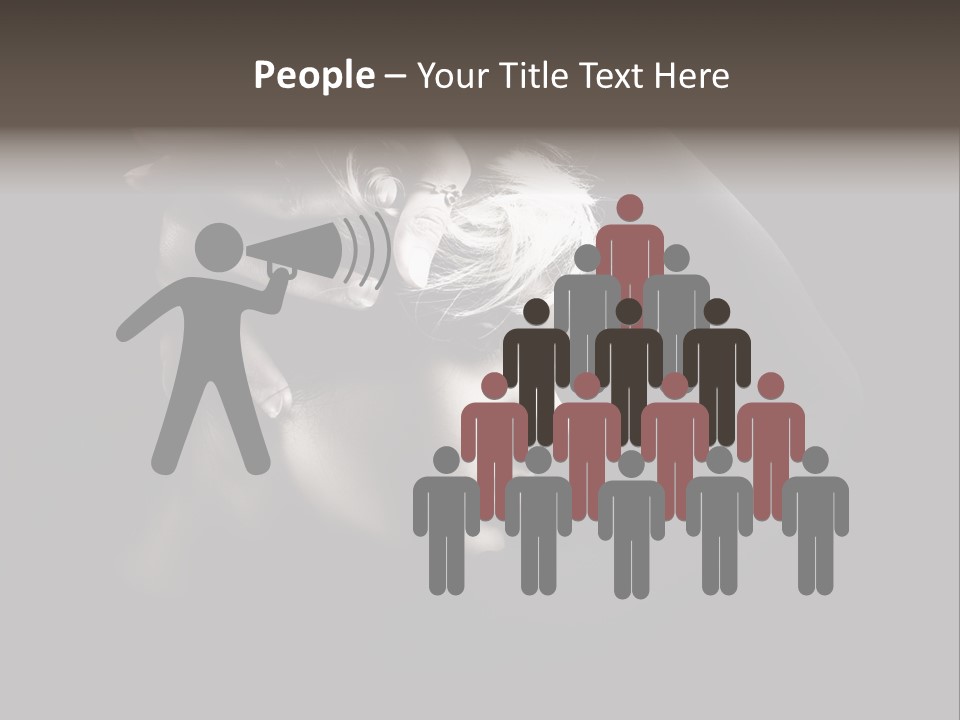 Sensuality Glamor Posing PowerPoint Template