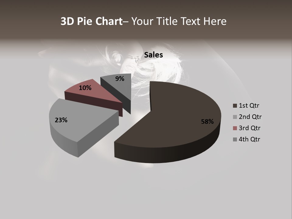 Sensuality Glamor Posing PowerPoint Template