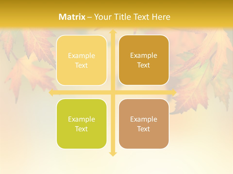 Autumn Brown Autumnal PowerPoint Template