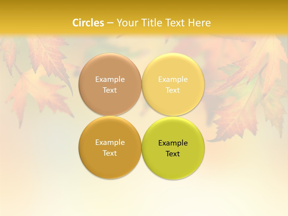 Autumn Brown Autumnal PowerPoint Template