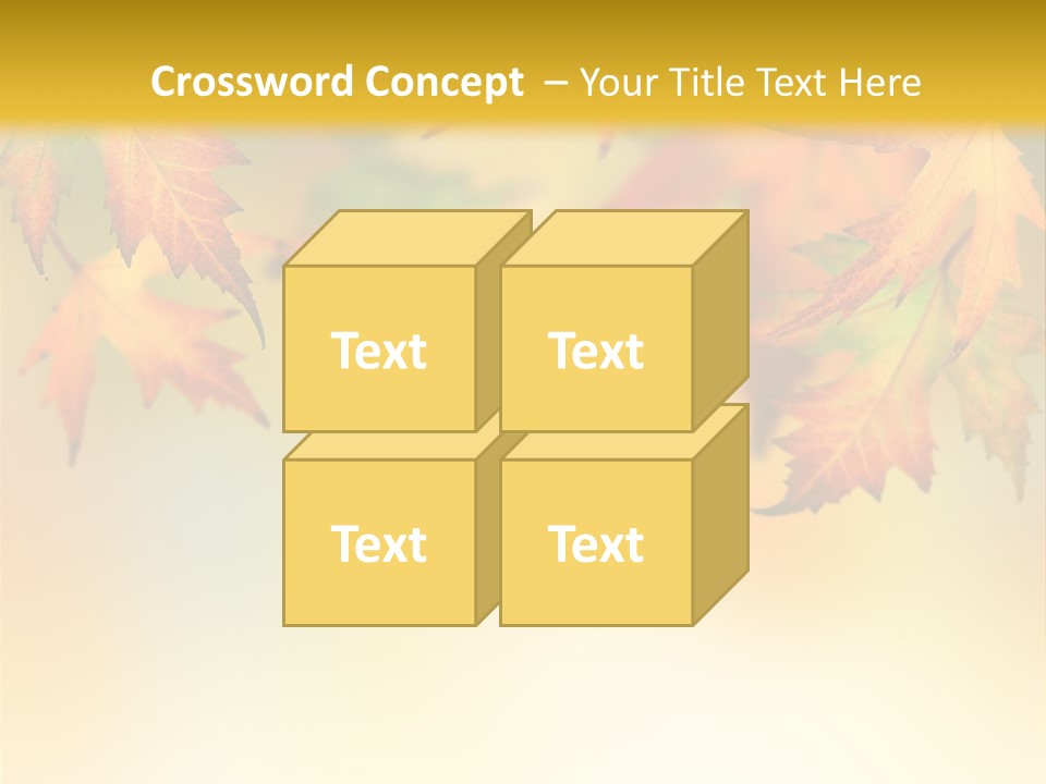 Autumn Brown Autumnal PowerPoint Template