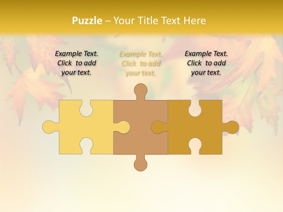 Autumn Brown Autumnal PowerPoint Template