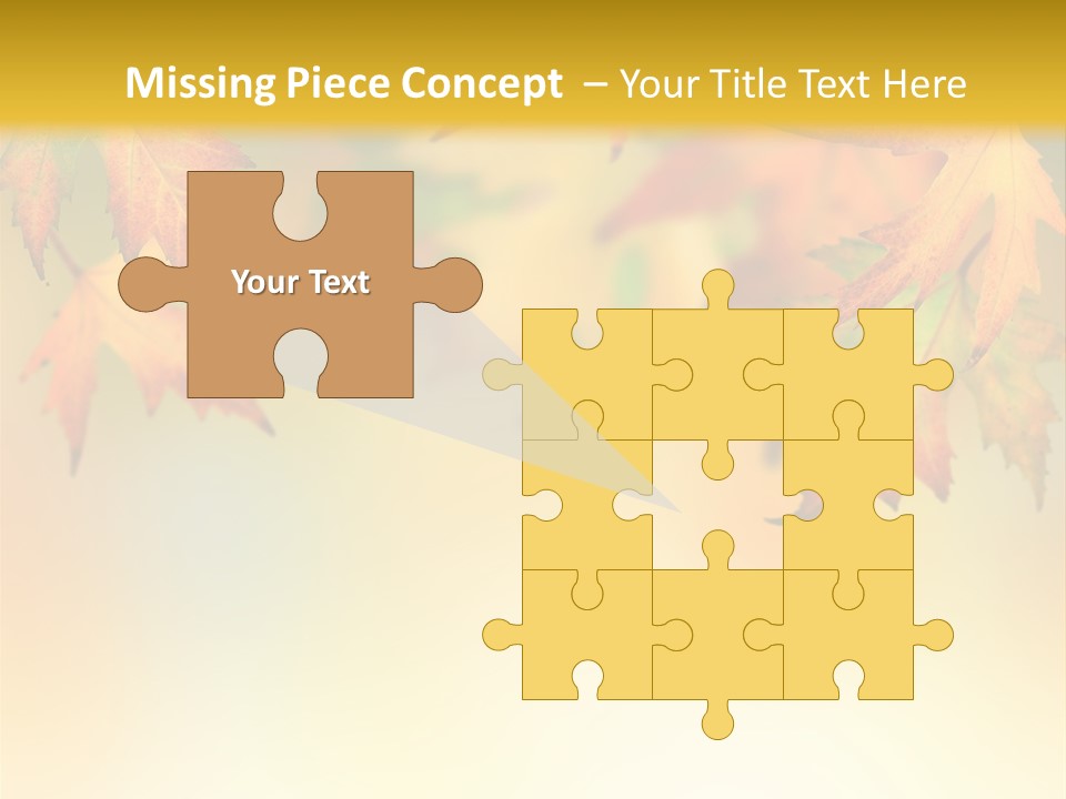 Autumn Brown Autumnal PowerPoint Template