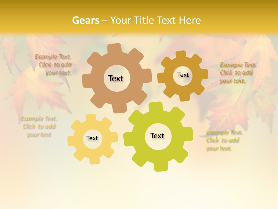 Autumn Brown Autumnal PowerPoint Template