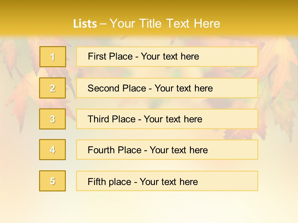 Autumn Brown Autumnal PowerPoint Template