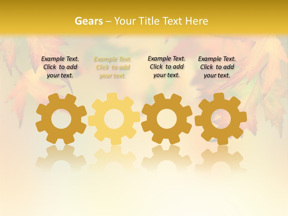 Autumn Brown Autumnal PowerPoint Template