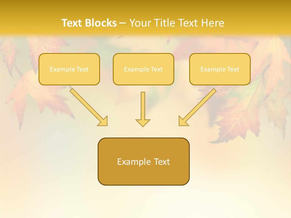 Autumn Brown Autumnal PowerPoint Template