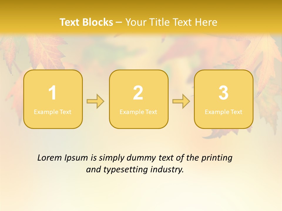 Autumn Brown Autumnal PowerPoint Template