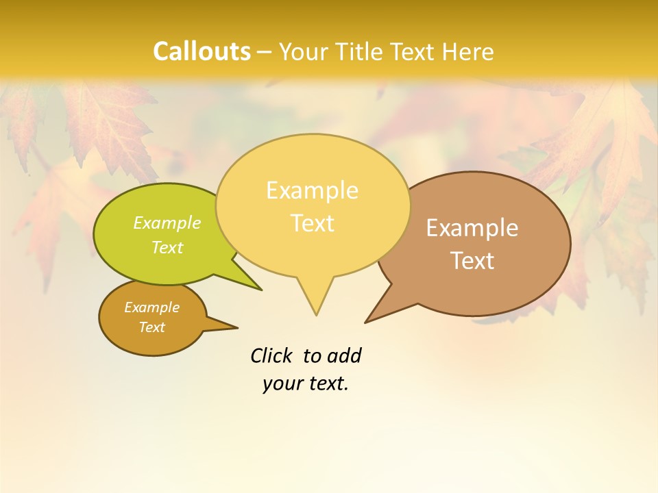 Autumn Brown Autumnal PowerPoint Template