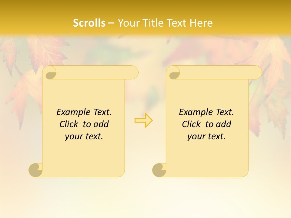 Autumn Brown Autumnal PowerPoint Template