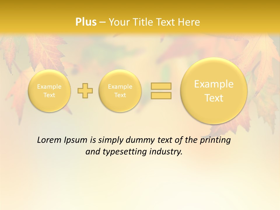Autumn Brown Autumnal PowerPoint Template