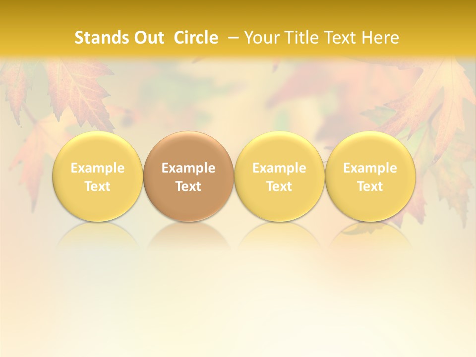 Autumn Brown Autumnal PowerPoint Template