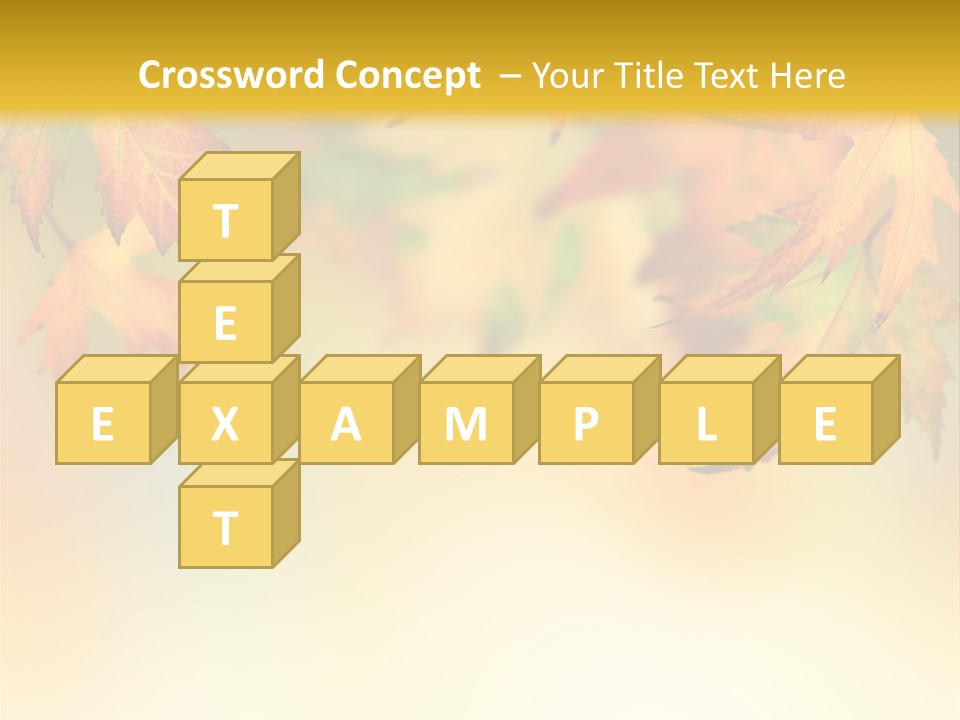 Autumn Brown Autumnal PowerPoint Template