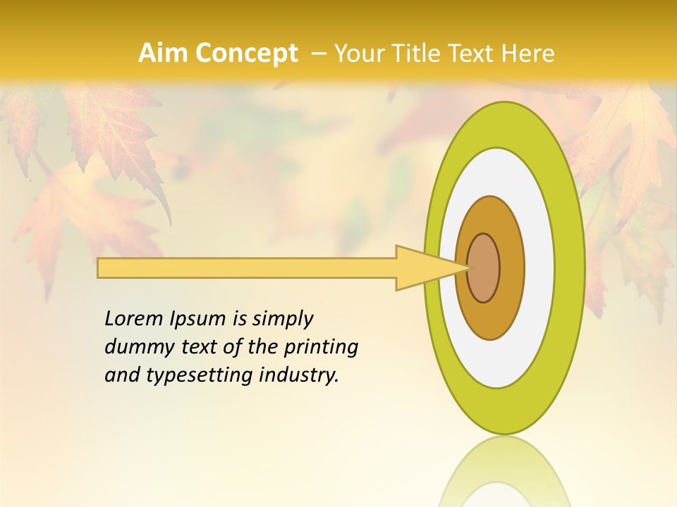 Autumn Brown Autumnal PowerPoint Template
