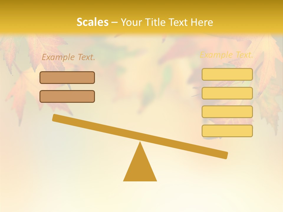 Autumn Brown Autumnal PowerPoint Template