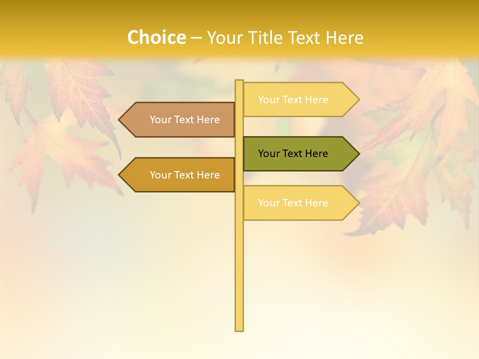 Autumn Brown Autumnal PowerPoint Template