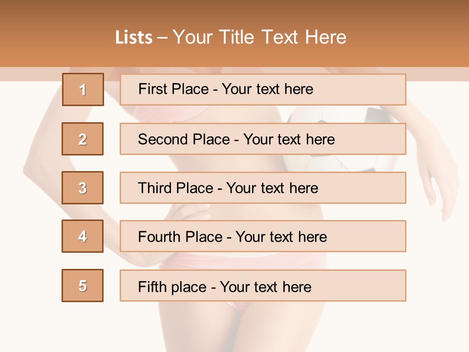 Health Fitness Lifestyle PowerPoint Template