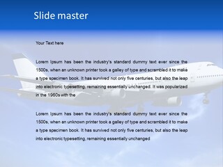 Wings Airport Business PowerPoint Template