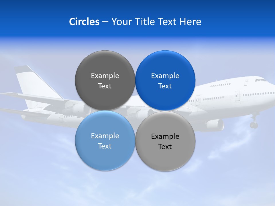 Wings Airport Business PowerPoint Template