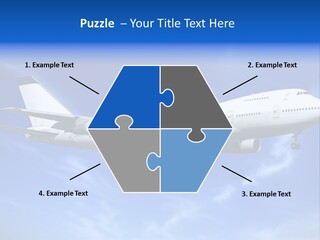 Wings Airport Business PowerPoint Template