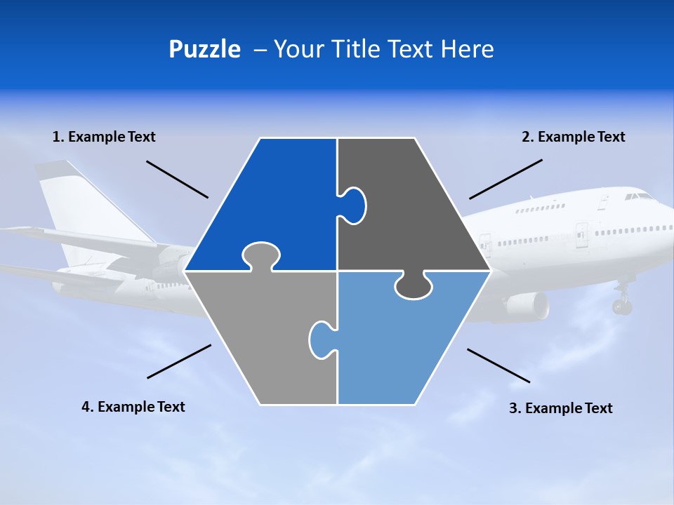 Wings Airport Business PowerPoint Template