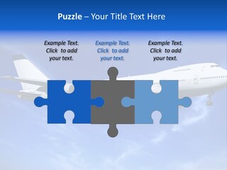 Wings Airport Business PowerPoint Template