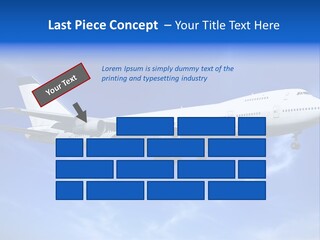 Wings Airport Business PowerPoint Template