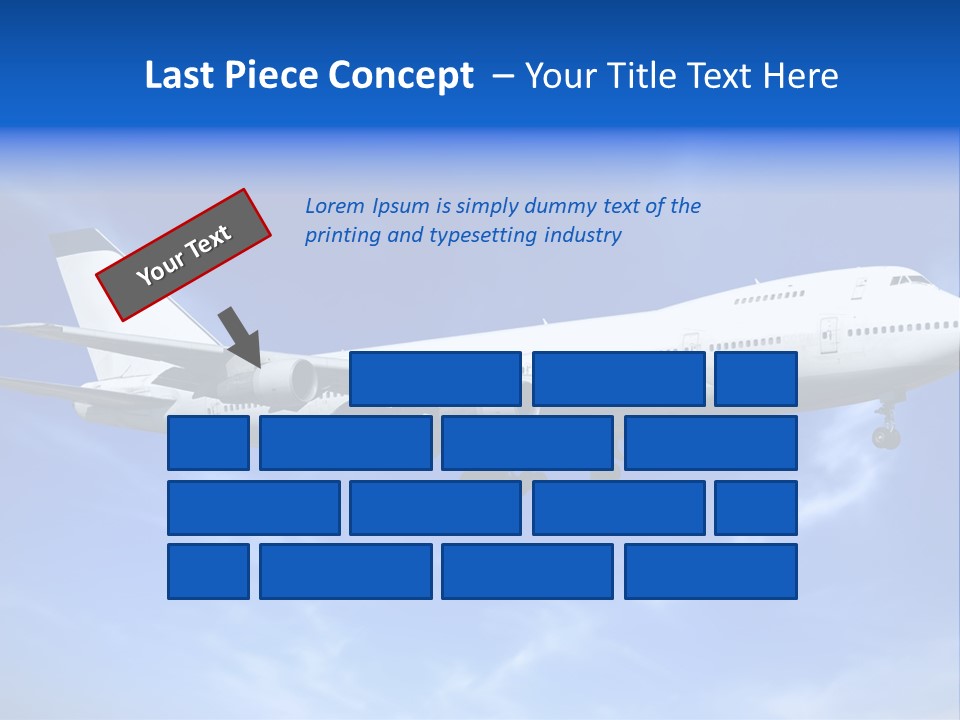 Wings Airport Business PowerPoint Template