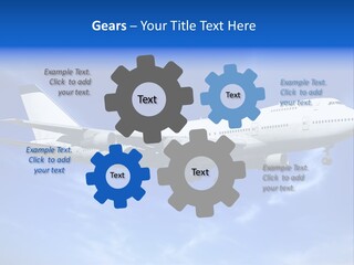 Wings Airport Business PowerPoint Template